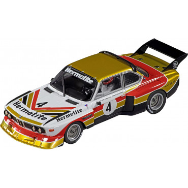 CARRO PARA PISTA ELÉTRICA AUTORAMA CARRERA DIGITAL BMW 3.5 CSL SILVERSTONE 6H 1976 NÚMERO 4 ESCALA 1/32 CAR20030956